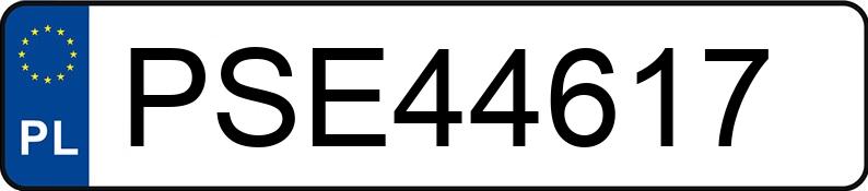 Numer rejestracyjny PSE 44617 posiada SKODA OCTAVIA PREMIA - PSE44617