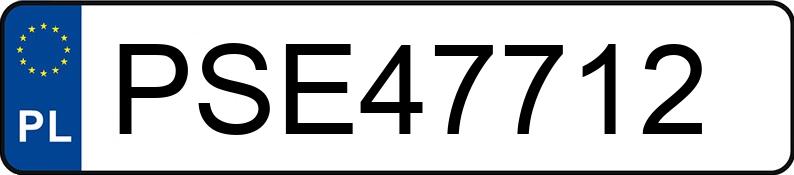 Numer rejestracyjny PSE 47712 posiada FORD FOCUS - PSE47712 Numer rejestracyjny PSE 47712 posiada FORD FOCUS - PSE47712