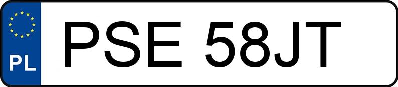 Numer rejestracyjny PSE 58JT posiada MERCEDES-BENZ 300 D 124 300D - PSE58JT