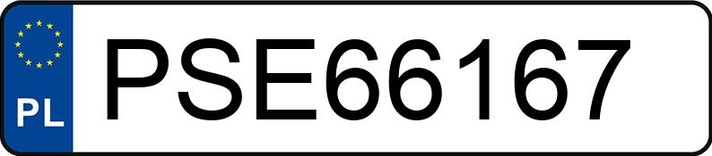 Numer rejestracyjny PSE 66167 posiada TOYOTA C-HR - PSE66167