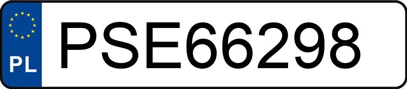 Numer rejestracyjny PSE 66298 posiada BMW 325I - PSE66298