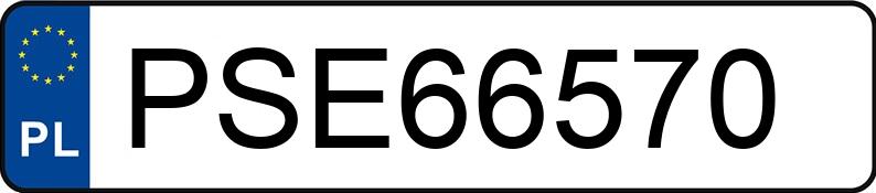 Numer rejestracyjny PSE 66570 posiada SKODA FABIA - PSE66570