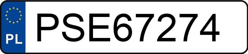 Numer rejestracyjny PSE 67274 posiada BMW 325 - PSE67274 Numer rejestracyjny PSE 67274 posiada BMW 325 - PSE67274