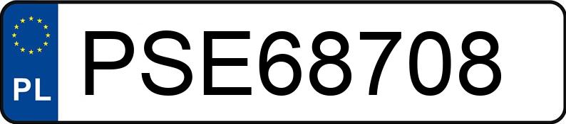 Numer rejestracyjny PSE 68708 posiada MAZDA CX-5 2.5 e-SKYACTIV G MHEV MR`23 E6 Exclusive-Line Aut. - PSE68708