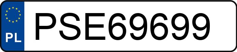 Numer rejestracyjny PSE 69699 posiada BMW 330XI - PSE69699