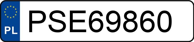 Numer rejestracyjny PSE 69860 posiada SKODA OCTAVIA - PSE69860