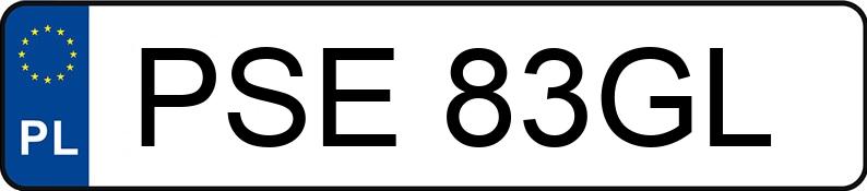 Numer rejestracyjny PSE 83GL posiada PEUGEOT 406 2.0 Kat. MR`98 ST - PSE83GL