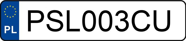 Numer rejestracyjny PSL 003CU posiada PEUGEOT 3008 1.5 HDI MR`17 E6 Crossway 130 S&S - PSL003CU