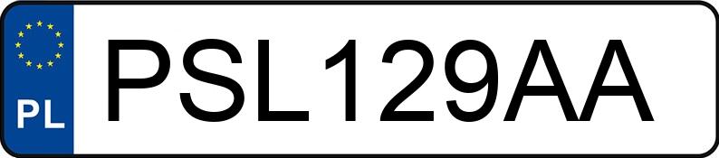 Numer rejestracyjny PSL 129AA posiada PEUGEOT 207 - PSL129AA