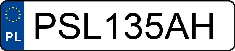 Numer rejestracyjny PSL 135AH posiada VOLKSWAGEN GOLF - PSL135AH