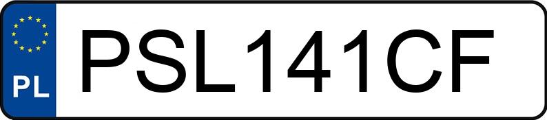 Numer rejestracyjny PSL 141CF posiada AUDI A1 2.0 TDi MR`10 E5 8X Ambition - PSL141CF