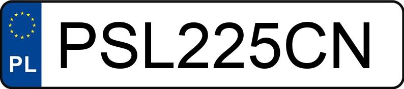 Numer rejestracyjny PSL 225CN posiada OPEL VECTRA - PSL225CN