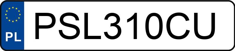 Numer rejestracyjny PSL 310CU posiada AUDI A3 CABRIOLET - PSL310CU