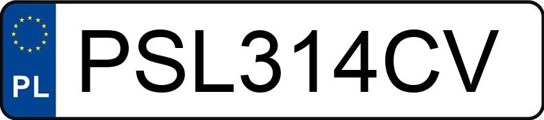 Numer rejestracyjny PSL 314CV posiada AUDI A4 - PSL314CV Numer rejestracyjny PSL 314CV posiada AUDI A4 - PSL314CV