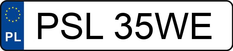 Numer rejestracyjny PSL 35WE posiada ALFA ROMEO 145 1.9 JTD Kat. MR`99 145 1.9 JTD Kat. MR`99 - PSL35WE