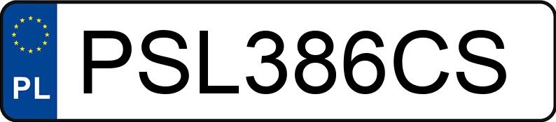 Numer rejestracyjny PSL 386CS posiada OPEL Zafira 1.9 CDTI MR`06 E4 Enjoy Aut. - PSL386CS