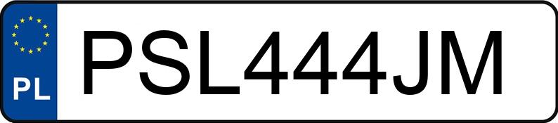 Numer rejestracyjny PSL 444JM posiada FIAT PANDA - PSL444JM