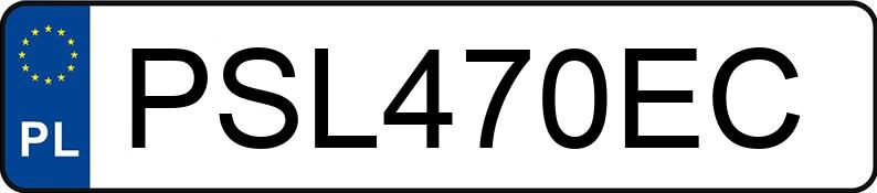 Numer rejestracyjny PSL 470EC posiada MERCEDES-BENZ C 200 Kompressor Kat. MR`00 E3 203 Classic - PSL470EC