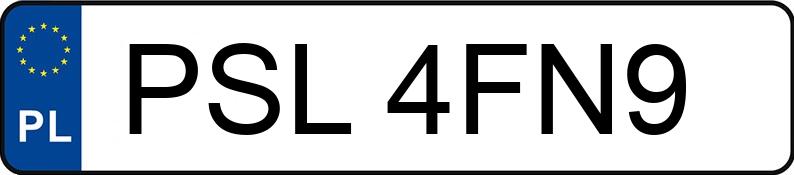 Numer rejestracyjny PSL 4FN9 posiada ZREMB WROCŁAW NS-500 65.0t 15.2 - PSL4FN9