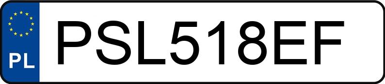 Numer rejestracyjny PSL 518EF posiada MERCEDES-BENZ CLA 200 - PSL518EF