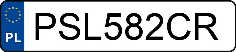 Numer rejestracyjny PSL 582CR posiada BMW 320D - PSL582CR Numer rejestracyjny PSL 582CR posiada BMW 320D - PSL582CR