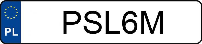 Numer rejestracyjny PSL 6M posiada BMW 635 - PSL6M Numer rejestracyjny PSL 6M posiada BMW 635 - PSL6M