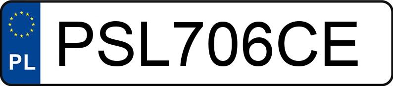 Numer rejestracyjny PSL 706CE posiada FIAT DOBLO - PSL706CE Numer rejestracyjny PSL 706CE posiada FIAT DOBLO - PSL706CE