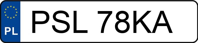 Numer rejestracyjny PSL 78KA posiada FIAT 126 ELX - PSL78KA