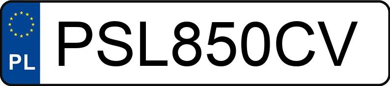 Numer rejestracyjny PSL 850CV posiada MAZDA 6 - PSL850CV