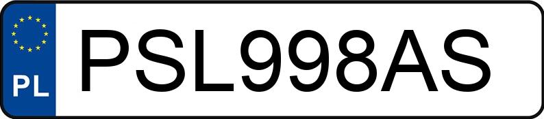 Numer rejestracyjny PSL 998AS posiada BMW 530 - PSL998AS