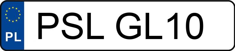Numer rejestracyjny PSL GL10 posiada MERCEDES-BENZ 308 Diesel 3.2t 308 Diesel 3.2t - PSLGL10