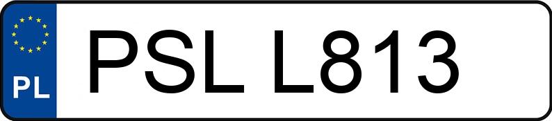 Numer rejestracyjny PSL L813 posiada VOLKSWAGEN Golf II 1.3 Kat. GL - PSLL813 Numer rejestracyjny PSL L813 posiada VOLKSWAGEN Golf II 1.3 Kat. GL - PSLL813