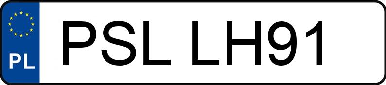 Numer rejestracyjny PSL LH91 posiada OPEL ASTRA 1.6 KAT - PSLLH91