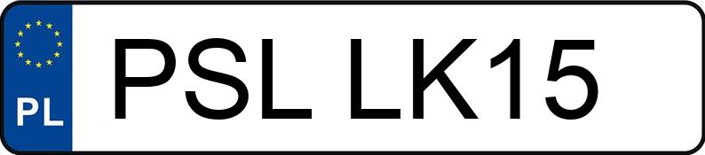Numer rejestracyjny PSL LK15 posiada VOLKSWAGEN Golf III 1.9 TDI Kat. MR`91 GL - PSLLK15