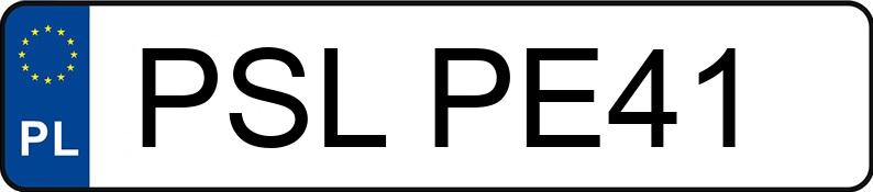 Numer rejestracyjny PSL PE41 posiada VOLKSWAGEN POLO 1.4 KAT - PSLPE41