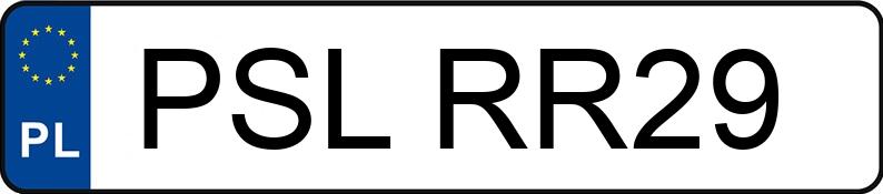 Numer rejestracyjny PSL RR29 posiada AUDI A2 1.4 KAT - PSLRR29