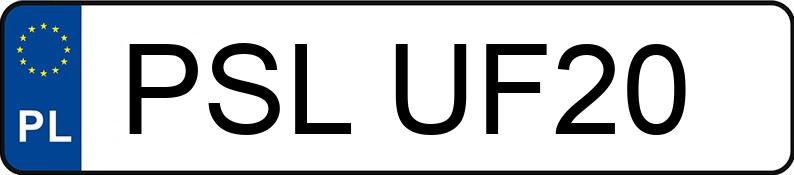 Numer rejestracyjny PSL UF20 posiada PEUGEOT 206+ MR`09 E4 Nice - PSLUF20 Numer rejestracyjny PSL UF20 posiada PEUGEOT 206+ MR`09 E4 Nice - PSLUF20