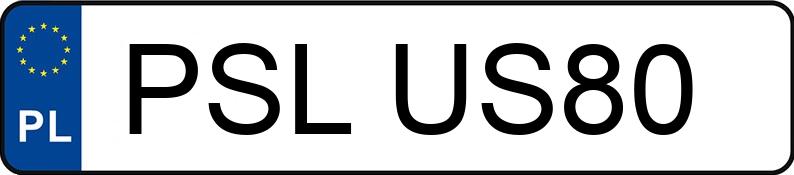 Numer rejestracyjny PSL US80 posiada BMW Enduro R 1200 GS - PSLUS80 Numer rejestracyjny PSL US80 posiada BMW Enduro R 1200 GS - PSLUS80