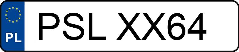 Numer rejestracyjny PSL XX64 posiada PEUGEOT 206 - PSLXX64 Numer rejestracyjny PSL XX64 posiada PEUGEOT 206 - PSLXX64