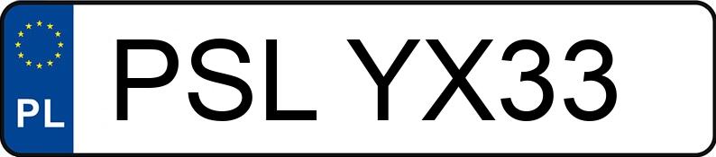 Numer rejestracyjny PSL YX33 posiada TOYOTA AURIS - PSLYX33