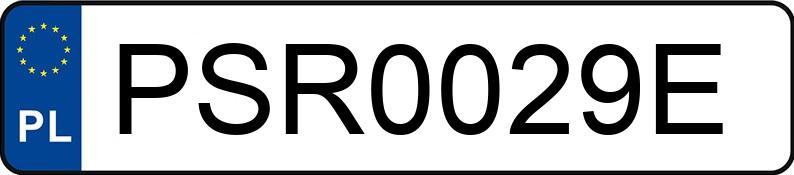 Numer rejestracyjny PSR 0029E posiada SKODA OCTAVIA - PSR0029E Numer rejestracyjny PSR 0029E posiada SKODA OCTAVIA - PSR0029E