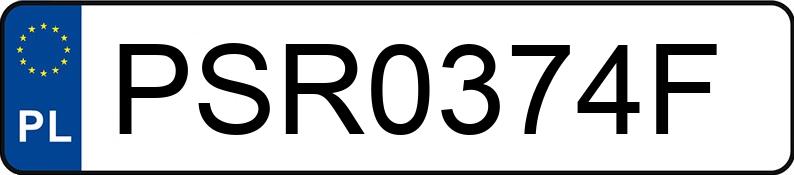 Numer rejestracyjny PSR 0374F posiada MERCEDES-BENZ S 500 Kat. 140 S 500 Kat. 140 - PSR0374F