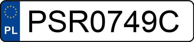 Numer rejestracyjny PSR 0749C posiada VOLKSWAGEN Golf II 1.6 Kat. GL - PSR0749C