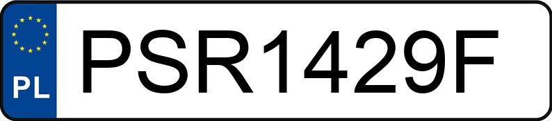 Numer rejestracyjny PSR 1429F posiada OPEL Insignia Sports Tourer 1.8 MR`08 E5 Insignia - PSR1429F