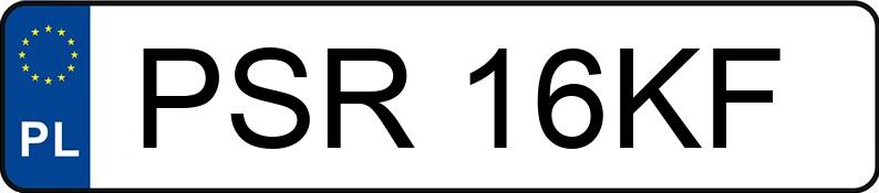 Numer rejestracyjny PSR 16KF posiada OPEL CORSA - PSR16KF