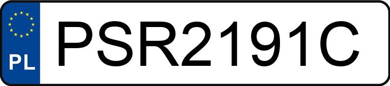 Numer rejestracyjny PSR 2191C posiada BMW 318 - PSR2191C