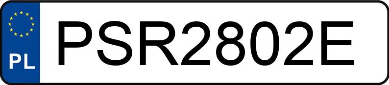 Registreringsnummeret PSR 2802E har BMW 316 I - PSR2802E