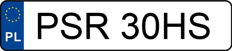 Numer rejestracyjny PSR 30HS posiada VOLKSWAGEN PASSAT - PSR30HS