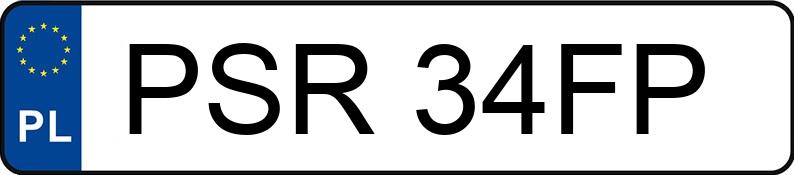 Numer rejestracyjny PSR 34FP posiada CITROEN Jumpy 2.0 Kat. MR`96 2.3t SX Automat - PSR34FP