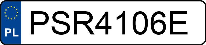 Numer rejestracyjny PSR 4106E posiada DAIMLERCHRYSLER 211 - PSR4106E